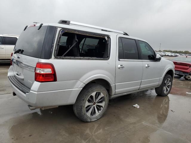 1FMJK2AT9FEF08736 - 2015 FORD EXPEDITION EL LIMITED SILVER photo 3