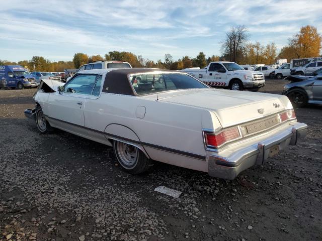 7Z61A608063 - 1977 MERCURY GRAND MARQ WHITE photo 2