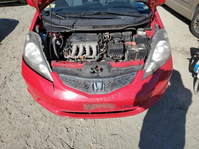 JHMGE8H34DC037343 - 2013 HONDA FIT RED photo 11