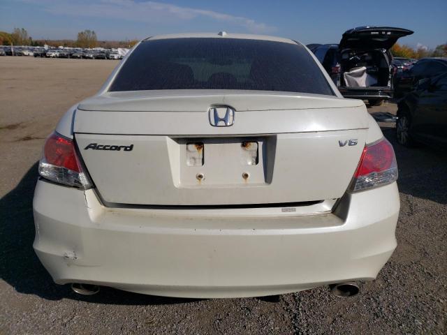 5KBCP3F80AB501840 - 2010 HONDA ACCORD EXL WHITE photo 6