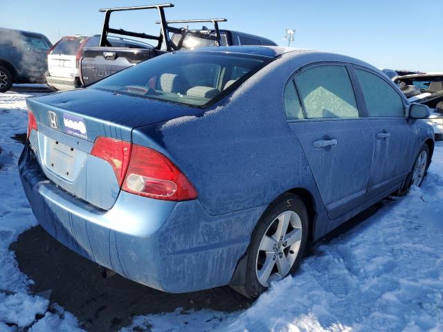 1HGFA15846L047472 - 2006 HONDA CIVIC EX BLUE photo 3