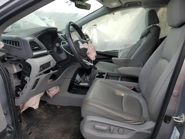 5FNRL6H75KB129021 - 2019 HONDA ODYSSEY EXL GRAY photo 7