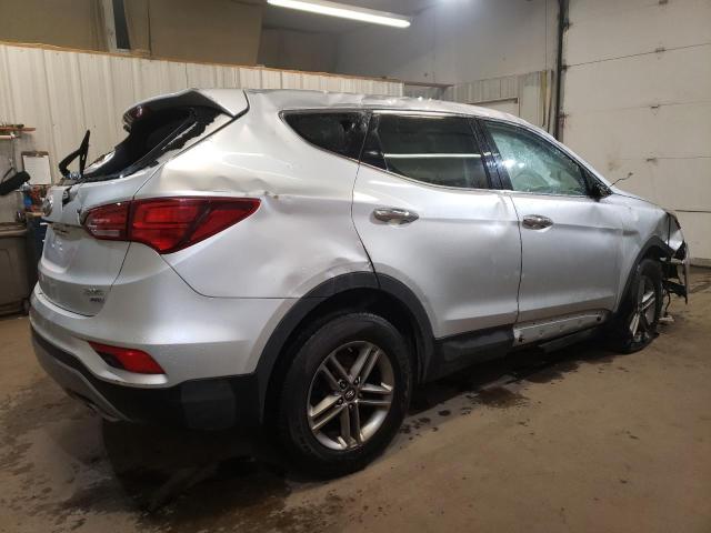 5XYZTDLB0HG459313 - 2017 HYUNDAI SANTA FE S SILVER photo 3