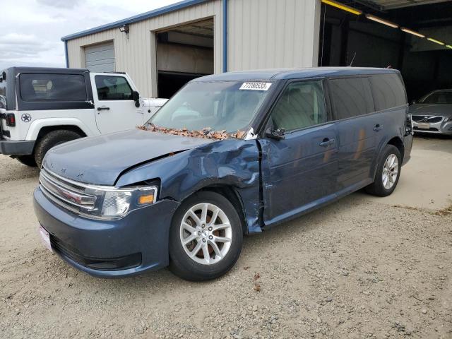 2FMGK5B84KBA15347 - 2019 FORD FLEX SE BLUE photo 1