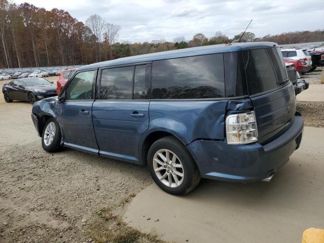 2FMGK5B84KBA15347 - 2019 FORD FLEX SE BLUE photo 2