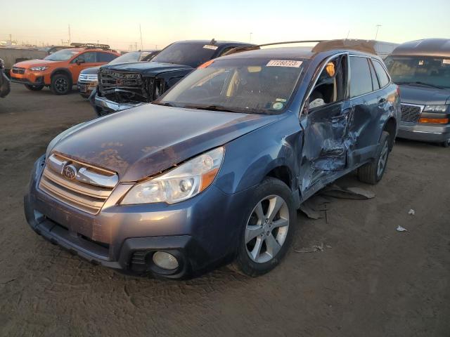 4S4BRBJC0D3257503 - 2013 SUBARU OUTBACK 2.5I LIMITED BLUE photo 1