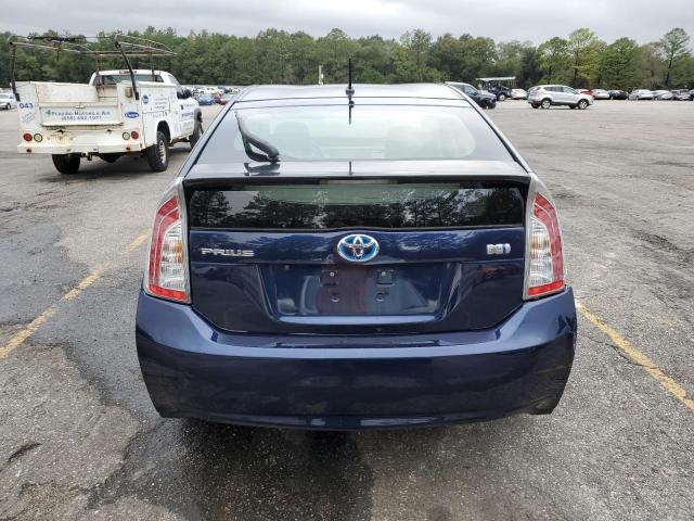 JTDKN3DU3E0389992 - 2014 TOYOTA PRIUS BLUE photo 6