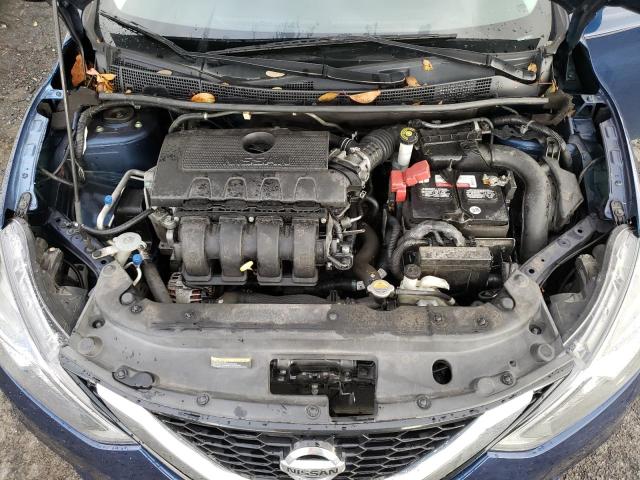 3N1AB7AP6HY301394 - 2017 NISSAN SENTRA S BLUE photo 11