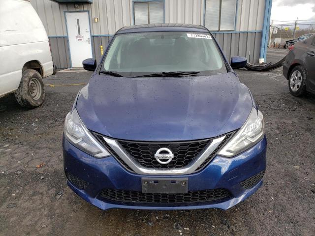 3N1AB7AP6HY301394 - 2017 NISSAN SENTRA S BLUE photo 5