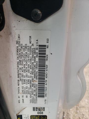 5TEUU42N88Z592152 - 2008 TOYOTA TACOMA ACCESS CAB თეთრი ფოტო 12