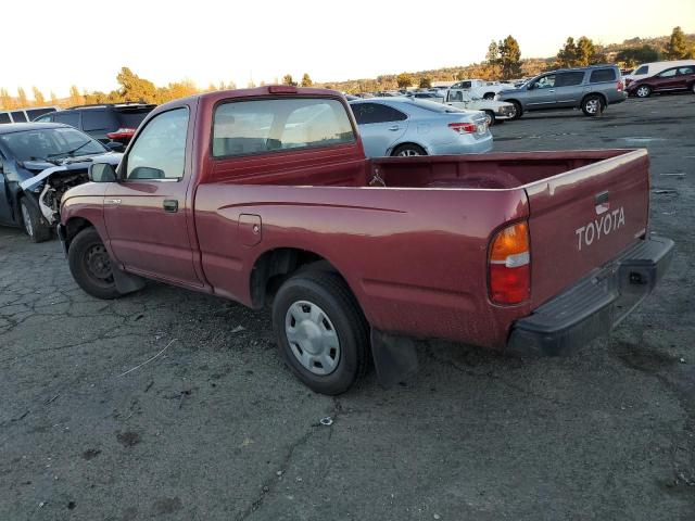 4TANL42N7TZ168601 - 1996 TOYOTA TACOMA RED photo 2