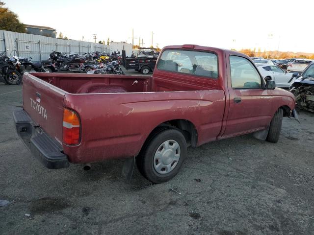 4TANL42N7TZ168601 - 1996 TOYOTA TACOMA RED photo 3