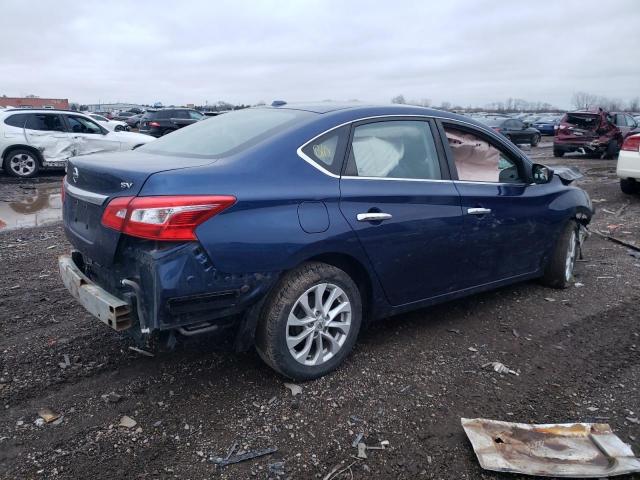 3N1AB7AP5JL641963 - 2018 NISSAN SENTRA S BLUE photo 3