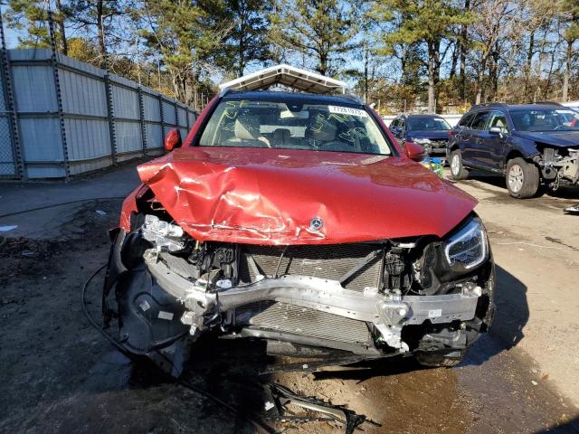 W1N0G8DB5LF762076 - 2020 MERCEDES-BENZ GLC 300 RED photo 5