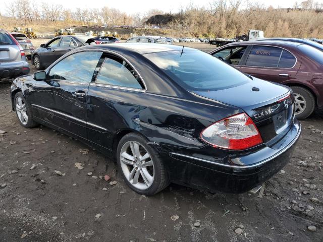 WDBTJ56J76F189614 - 2006 MERCEDES-BENZ CLK 350 BLACK photo 2