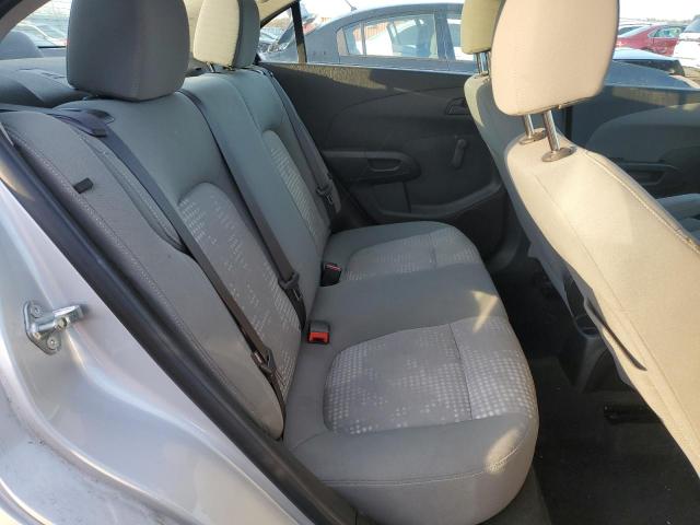 1G1JB5SH6H4118503 - 2017 CHEVROLET SONIC LS ვერცხლისფერი ფოტო 10