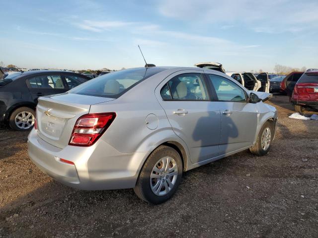 1G1JB5SH6H4118503 - 2017 CHEVROLET SONIC LS ვერცხლისფერი ფოტო 3