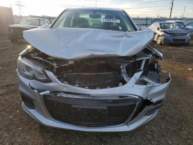 1G1JB5SH6H4118503 - 2017 CHEVROLET SONIC LS ვერცხლისფერი ფოტო 5