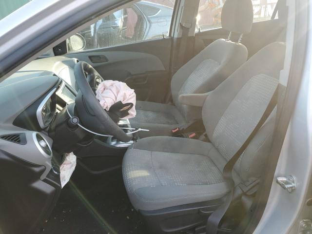 1G1JB5SH6H4118503 - 2017 CHEVROLET SONIC LS ვერცხლისფერი ფოტო 7