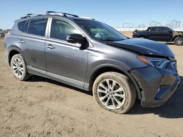 JTMDJREV9JD170035 - 2018 TOYOTA RAV4 HV LIMITED GRAY photo 4