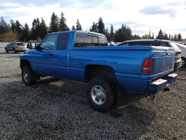 1B7KF23W8YJ157820 - 2000 DODGE RAM 2500 BLUE photo 2