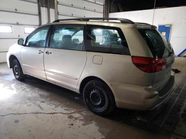 5TDZA23C15S347296 - 2005 TOYOTA SIENNA CE TAN photo 2