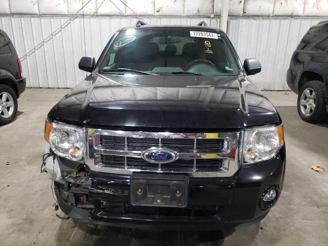 1FMCU0DG9CKA84686 - 2012 FORD ESCAPE XLT BLACK photo 5