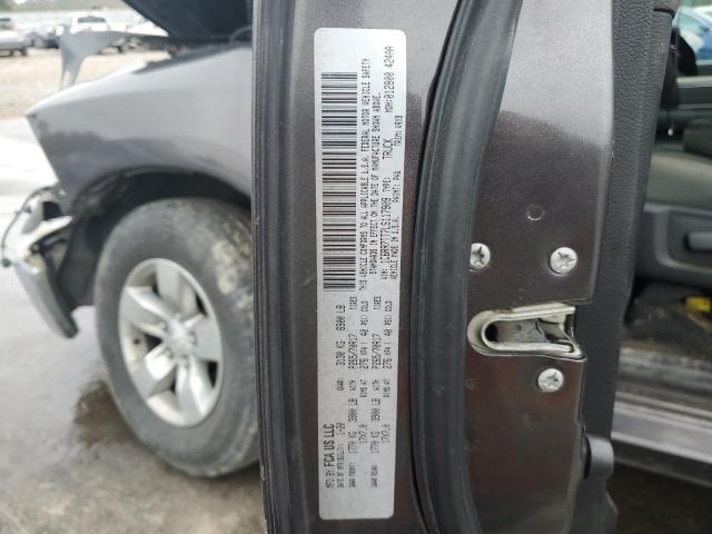 1C6RR7TT7LS117909 - 2020 RAM 1500 CLASS SLT ნაცრისფერი ფოტო 12