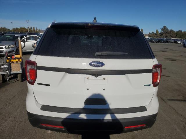 1FM5K8AR2JGC56527 - 2018 FORD EXPLORER POLICE INTERCEPTOR 白色 照片 6