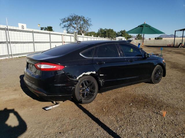 3FA6P0H76GR198249 - 2016 FORD FUSION SE BLACK photo 3