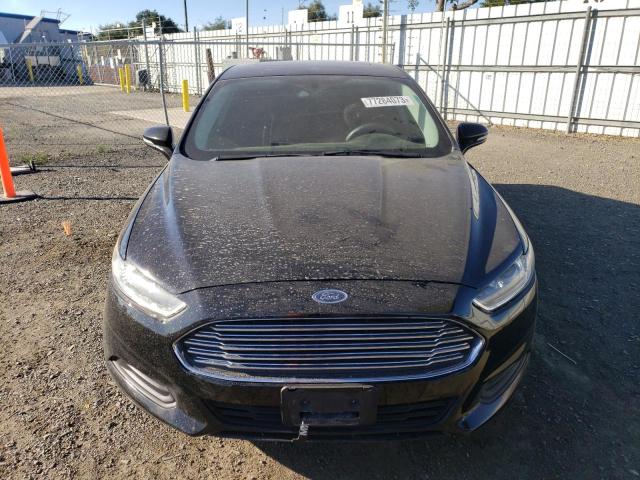 3FA6P0H76GR198249 - 2016 FORD FUSION SE BLACK photo 5