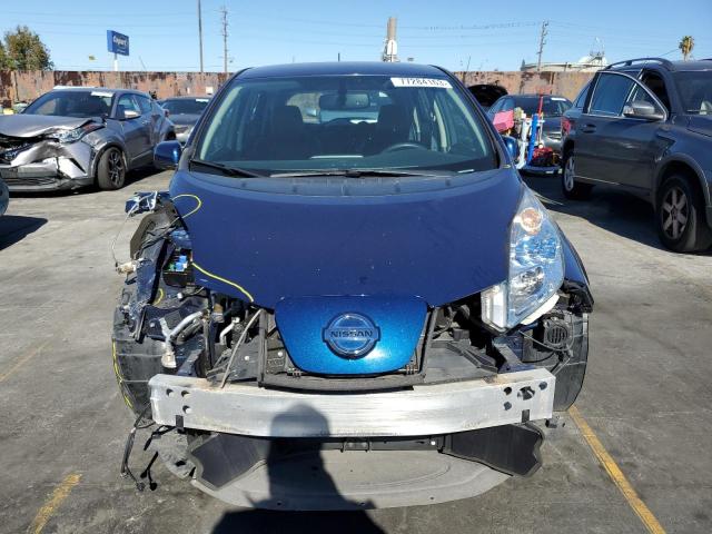 1N4BZ0CP8GC311830 - 2016 NISSAN LEAF SV BLUE photo 5