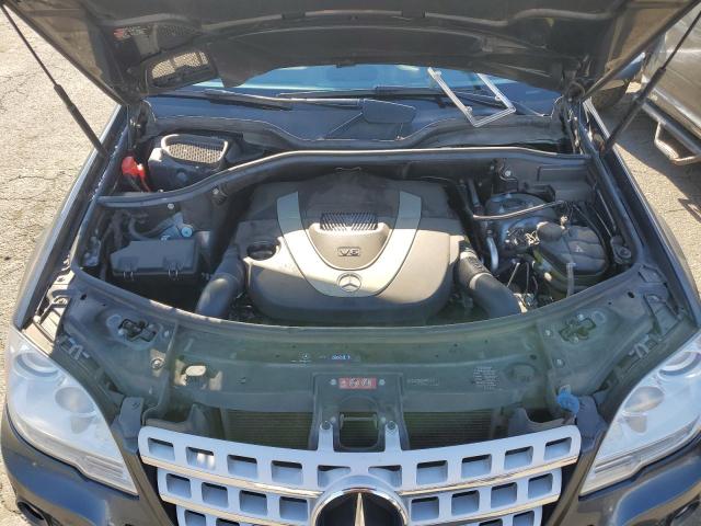 4JGBB8GB8AA607697 - 2010 MERCEDES-BENZ ML 350 4MATIC BLUE photo 11