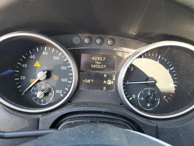 4JGBB8GB8AA607697 - 2010 MERCEDES-BENZ ML 350 4MATIC BLUE photo 9