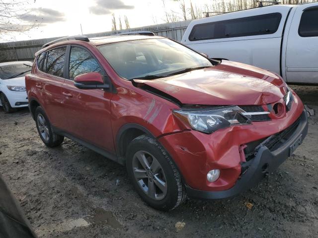 JTMRFREV0FD153364 - 2015 TOYOTA RAV4 XLE RED photo 4