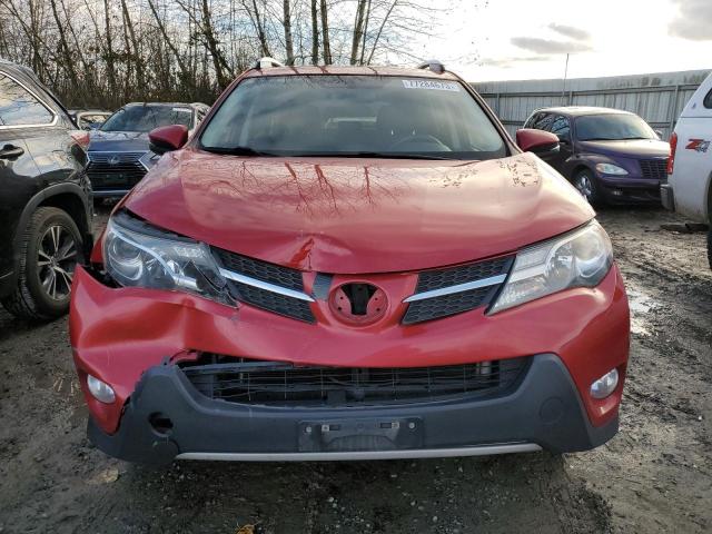 JTMRFREV0FD153364 - 2015 TOYOTA RAV4 XLE RED photo 5