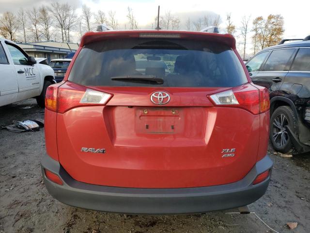 JTMRFREV0FD153364 - 2015 TOYOTA RAV4 XLE RED photo 6