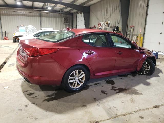 5XXGM4A74CG019319 - 2012 KIA OPTIMA LX BURGUNDY photo 3