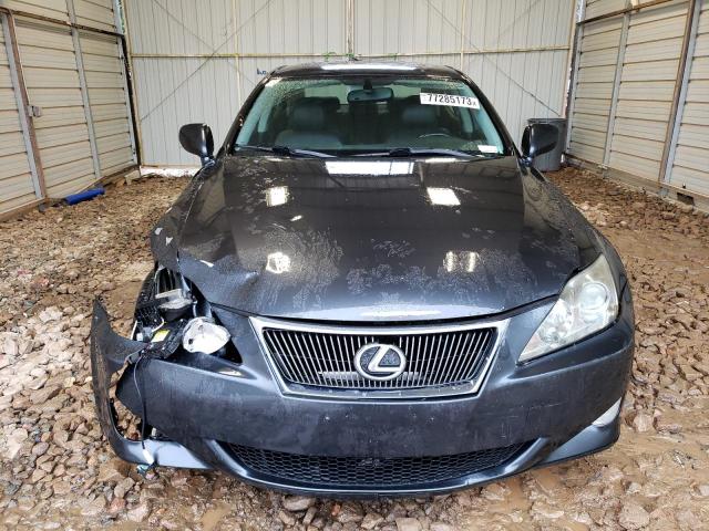 JTHCK262085023223 - 2008 LEXUS IS 250 GRAY photo 5