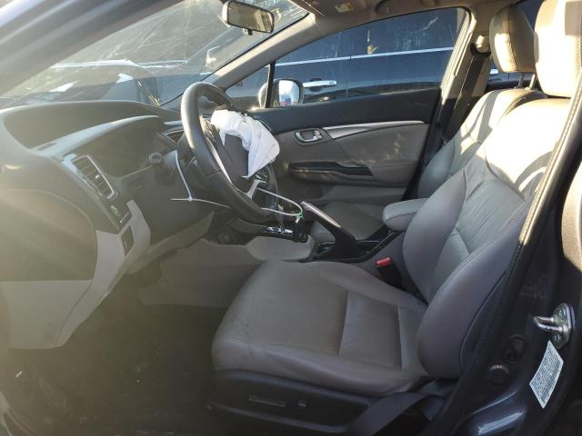 19XFB2F92EE042108 - 2014 HONDA CIVIC EXL Գրաֆիտ լուսանկար 7