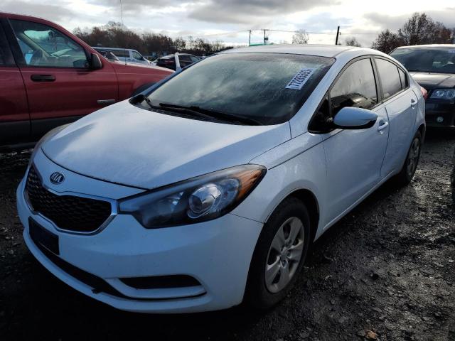 KNAFK4A67E5067717 - 2014 KIA FORTE LX WHITE photo 1