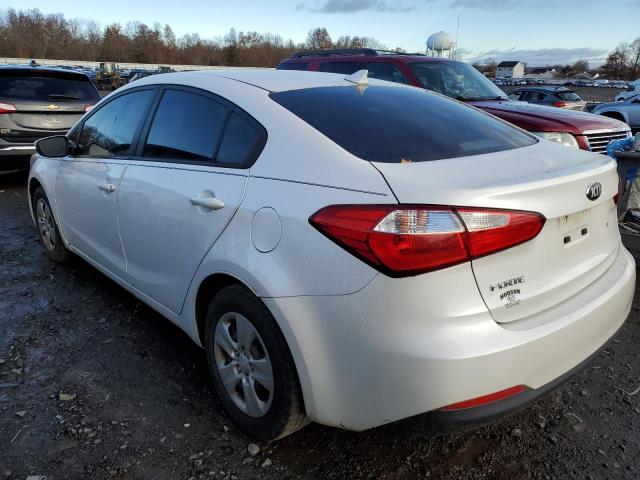 KNAFK4A67E5067717 - 2014 KIA FORTE LX WHITE photo 2