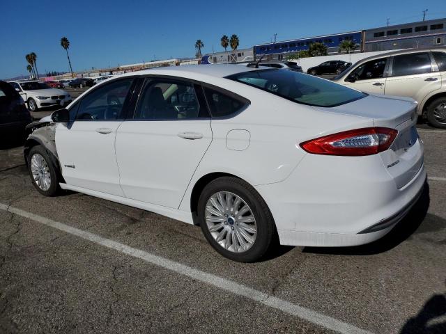 3FA6P0LU2ER114342 - 2014 FORD FUSION SE HYBRID WHITE photo 2