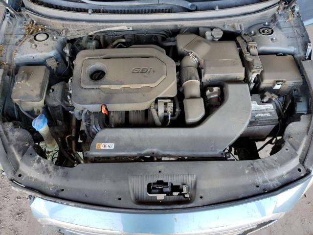 5NPE24AF6GH396300 - 2016 HYUNDAI SONATA SE BLUE photo 11