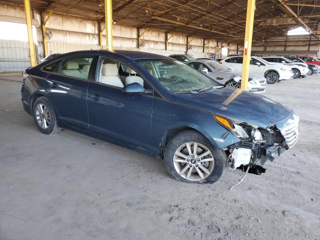 5NPE24AF6GH396300 - 2016 HYUNDAI SONATA SE BLUE photo 4