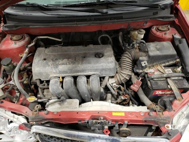 2T1BR32E86C652792 - 2006 TOYOTA COROLLA CE RED photo 11