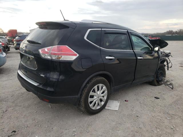 KNMAT2MV7GP714397 - 2016 NISSAN ROGUE S BLACK photo 3