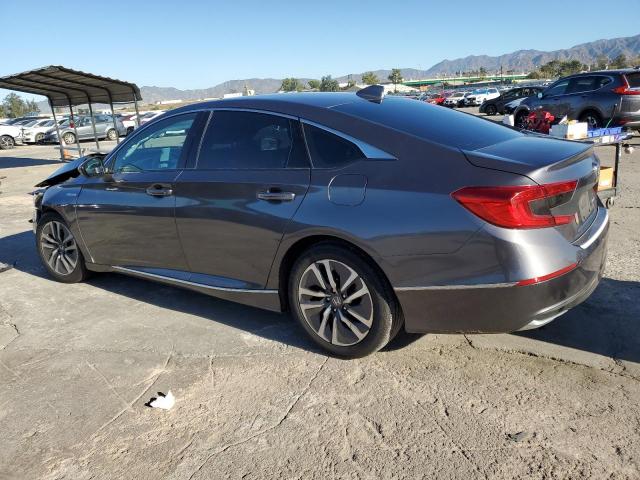 1HGCV3F48MA005104 - 2021 HONDA ACCORD HYBRID EX GRAY photo 2