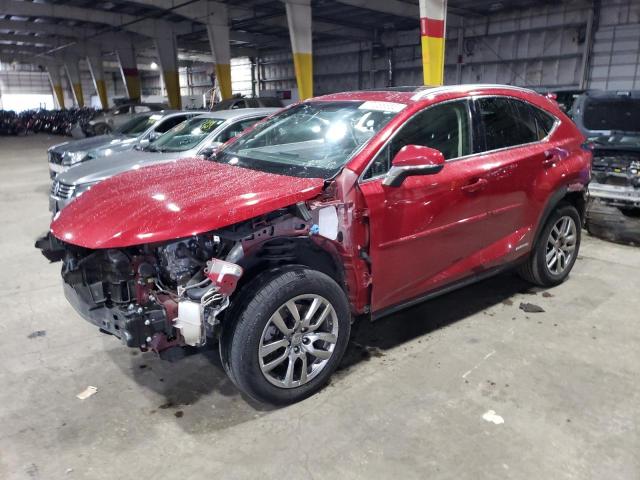 JTJBJRBZ4F2023779 - 2015 LEXUS NX 300H RED photo 1