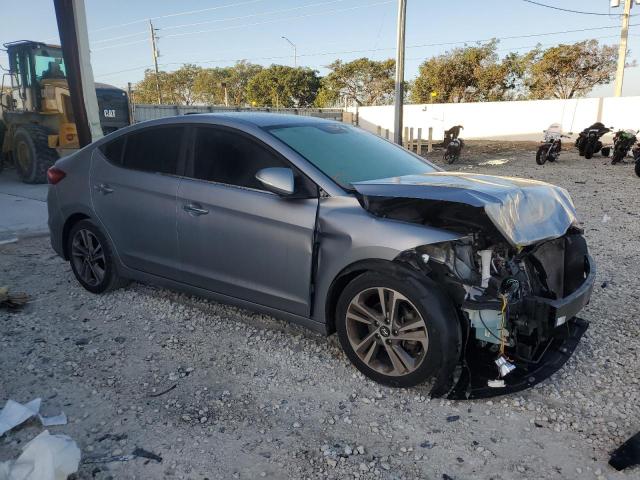 5NPD84LF0HH076303 - 2017 HYUNDAI ELANTRA SE GRAY photo 4